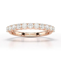 0.8 CT Classic Round Lab Diamonds Engagement Ring - Jama Jewels