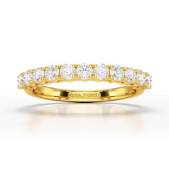 0.8 CT Classic Round Lab Diamonds Engagement Ring - Jama Jewels
