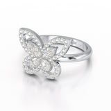 0.8 CT Classic Butterfly Lab Diamond Ring