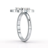 0.8 CT Classic Butterfly Lab Diamond Ring