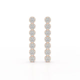 0.95 CT Dangle & Drop Lab Diamond Earrings - Jama Jewels