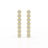 0.95 CT Dangle & Drop Lab Diamond Earrings - Jama Jewels