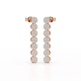 0.95 CT Dangle & Drop Lab Diamond Earrings - Jama Jewels