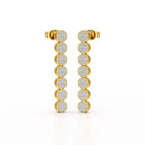 0.95 CT Dangle & Drop Lab Diamond Earrings - Jama Jewels