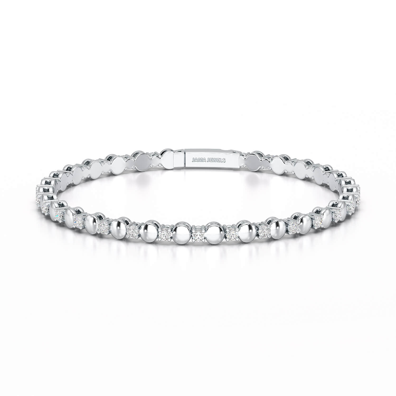 0.95 CT  Lab Grown  Diamond Bangle