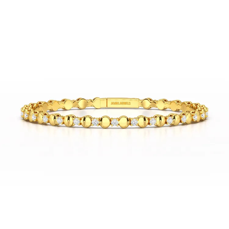 0.95 CT  Lab Grown  Diamond Bangle