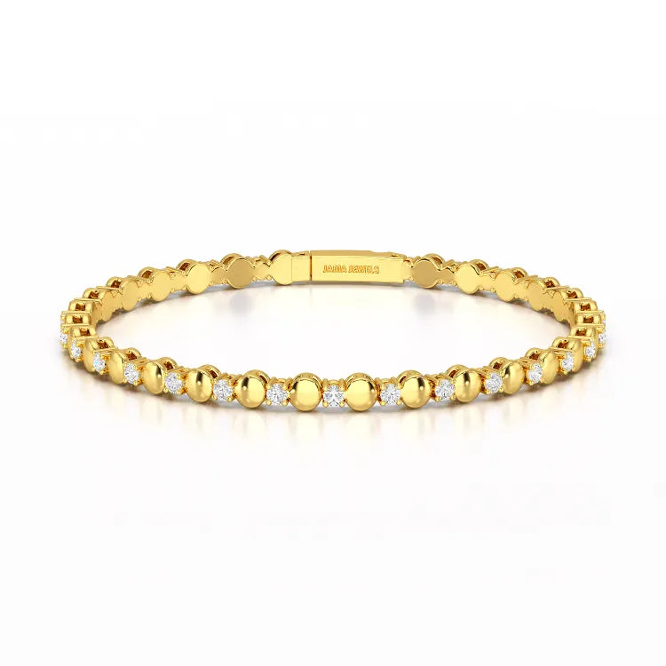 0.95 CT  Lab Grown  Diamond Bangle