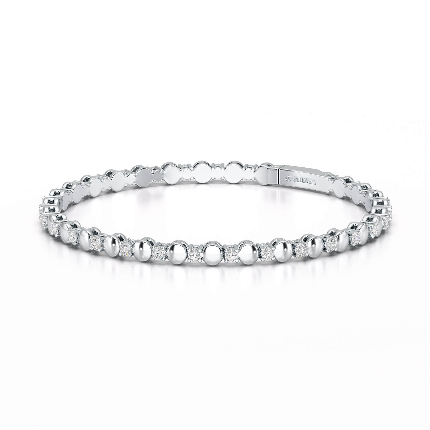 0.95 CT  Lab Grown  Diamond Bangle