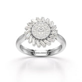 0.97 CT Taper Lab Diamond Ring Jama Jewels