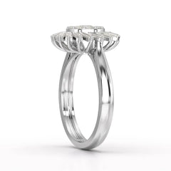 0.97 CT Taper Lab Diamond Ring Jama Jewels