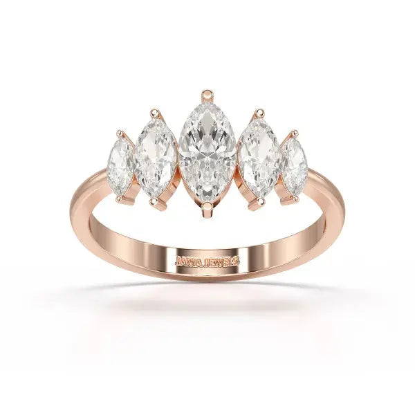 0.98 CT Marquise Lab Diamond Ring