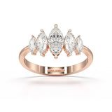 0.98 CT Marquise Lab Diamond Ring