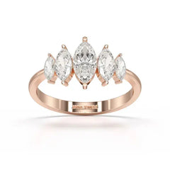 0.98 CT Marquise Lab Diamond Ring