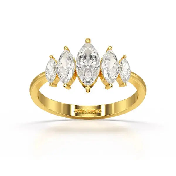 0.98 CT Marquise Lab Diamond Ring