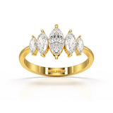 0.98 CT Marquise Lab Diamond Ring