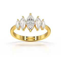 0.98 CT Marquise Lab Diamond Ring