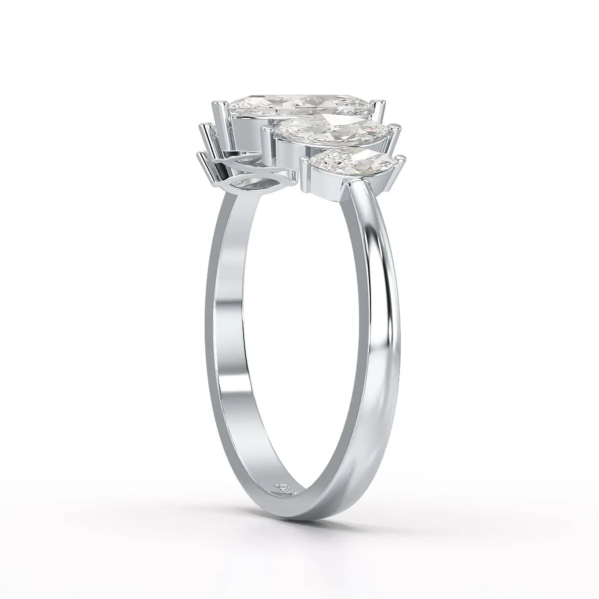 0.98 CT Marquise Lab Diamond Ring