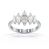 0.98 CT Marquise Lab Diamond Ring