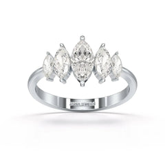0.98 CT Marquise Lab Diamond Ring