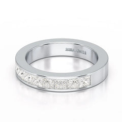 1.07 CT Princess Cut Lab Diamond Ring