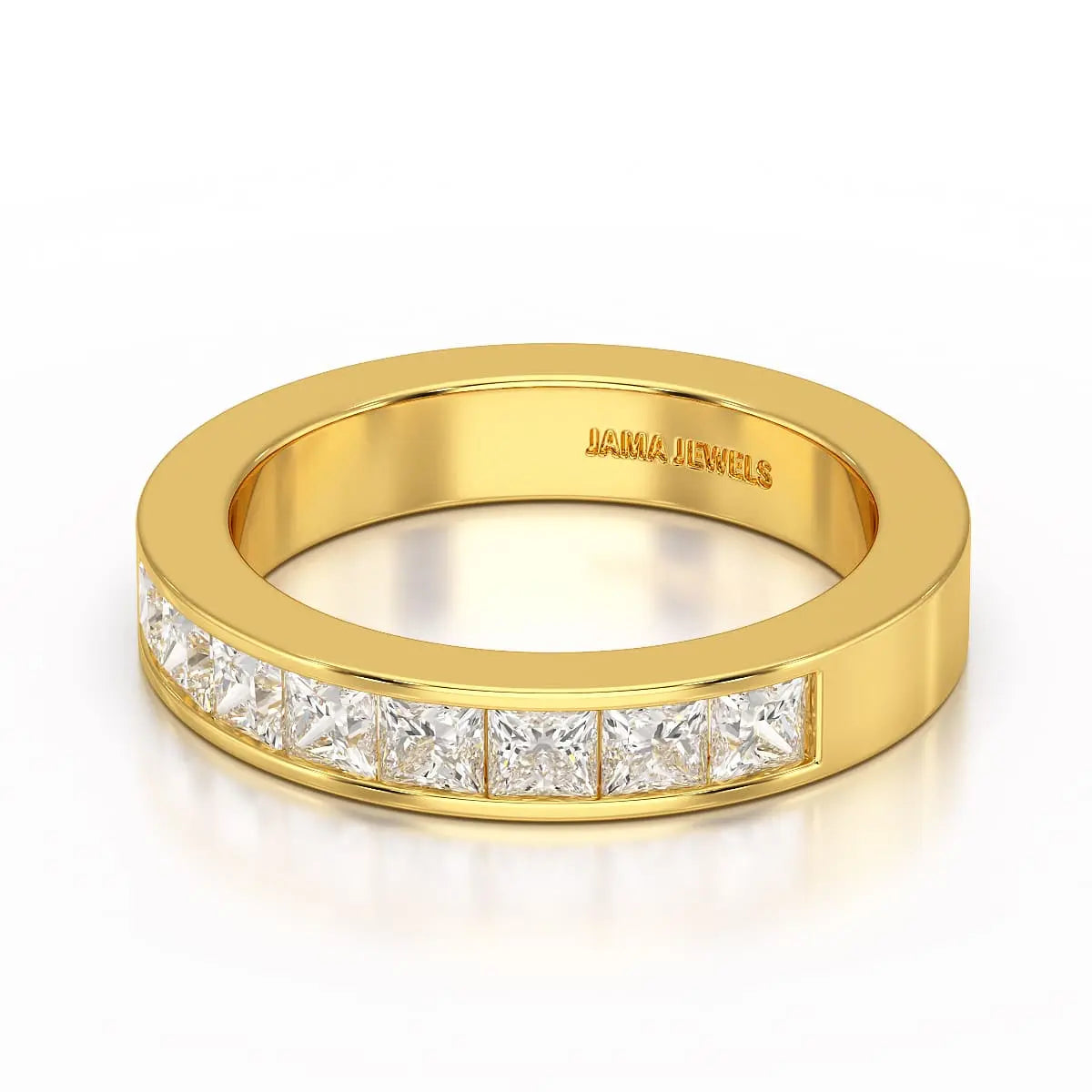 1.07 CT Princess Cut Lab Diamond Ring