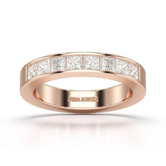 1.07 CT Princess Cut Lab Diamond Ring