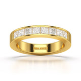 1.07 CT Princess Cut Lab Diamond Ring
