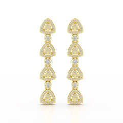 1.11 CT Lab Diamond Drop & Dangle Earring