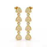 1.11 CT Lab Diamond Drop & Dangle Earring