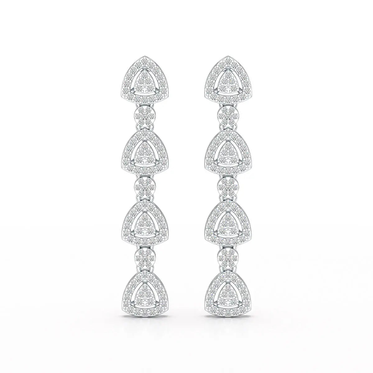 1.11 CT Lab Diamond Drop & Dangle Earring