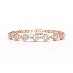1.14 CT 18KT Lab Diamond Classic Women's Bracelet