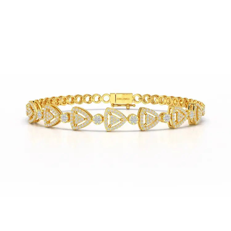 1.14 CT 18KT Lab Diamond Classic Women's Bracelet