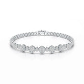 Exquisite 1.15 CT Lab Created Diamond Bracelet