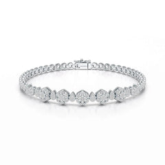 Exquisite 1.15 CT Lab Created Diamond Bracelet