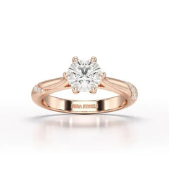 1.16 CT Round Lab Diamond Solitaire Ring - Jama Jewels