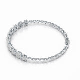 1.26 CT Lab Diamond Flower Shape Bracelet