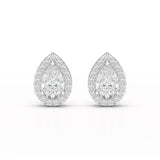 1.27 CT Lab Diamond Pear Cut Stud Earring