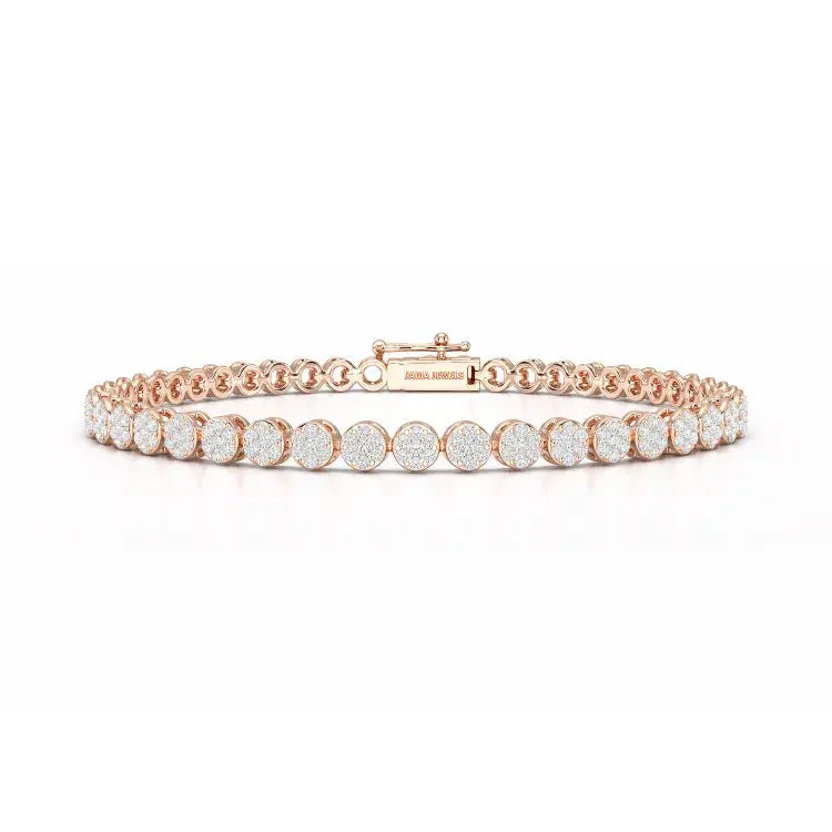 1.29 CT 18KT Lab Diamond Tennis Bracelet
