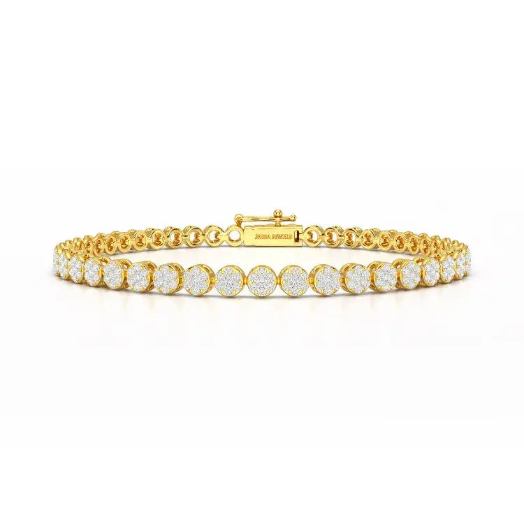 1.29 CT 18KT Lab Diamond Tennis Bracelet