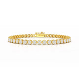 1.29 CT 18KT Lab Diamond Tennis Bracelet