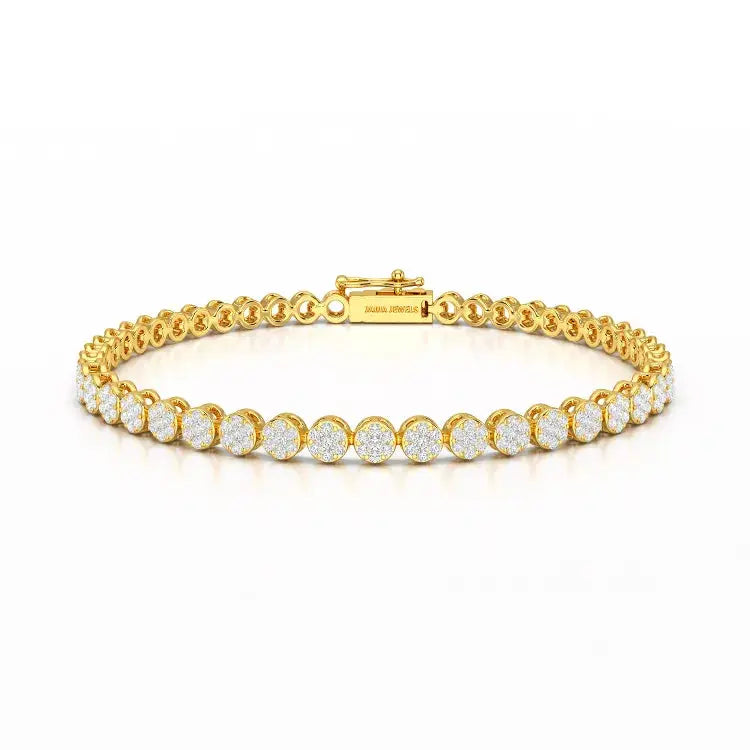 1.29 CT 18KT Lab Diamond Tennis Bracelet