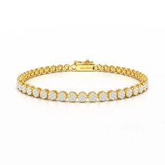1.29 CT 18KT Lab Diamond Tennis Bracelet