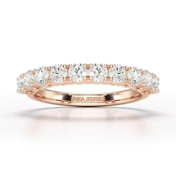 1.2 CT Round Lab Diamonds Engagement Ring - Jama Jewels