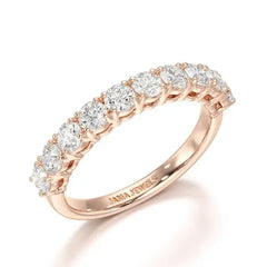 1.2 CT Round Lab Diamonds Engagement Ring - Jama Jewels