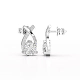 1.38 CT Lab Diamond Stud Earrings