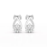 1.38 CT Lab Diamond Stud Earrings