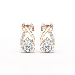 1.38 CT Lab Diamond Stud Earrings Jama Jewels