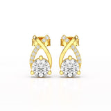 1.38 CT Lab Diamond Stud Earrings