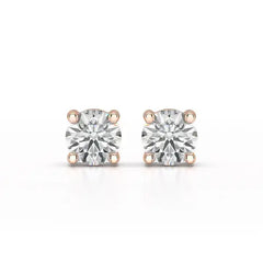 1.38 CT Single Diamond Stud Earrings - Jama Jewels