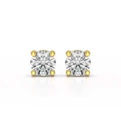 1.38 CT Single Diamond Stud Earrings - Jama Jewels